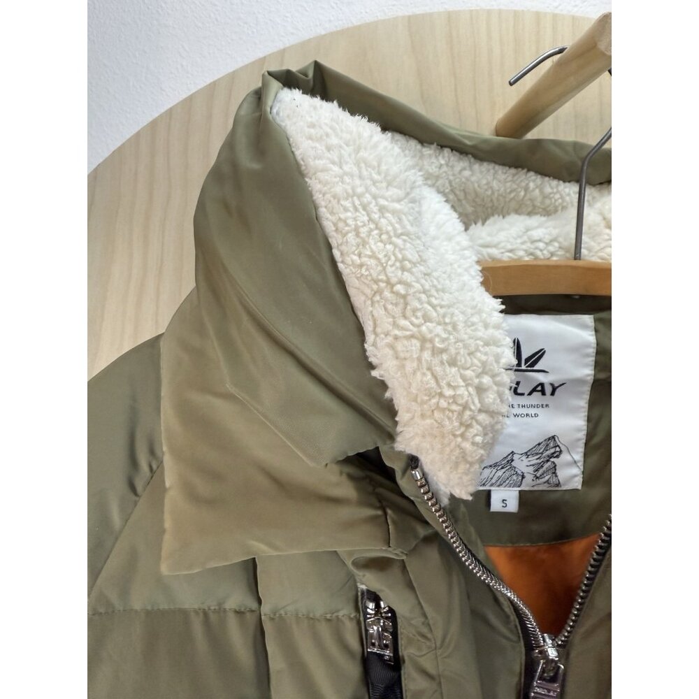 Orolay 092 Universe Thickened Duck Down Jacket Women's Small Green Waterproof - Picture 10 of 15
